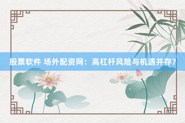 股票软件 场外配资网：高杠杆风险与机遇并存？