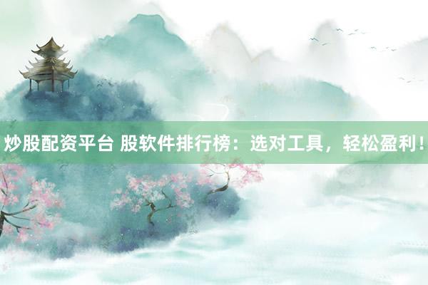 炒股配资平台 股软件排行榜：选对工具，轻松盈利！