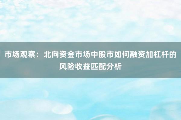 市场观察：北向资金市场中股市如何融资加杠杆的风险收益匹配分析